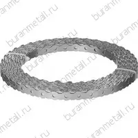 Картинка - Лента перфорированная стальная Волна 17x0.7 мм